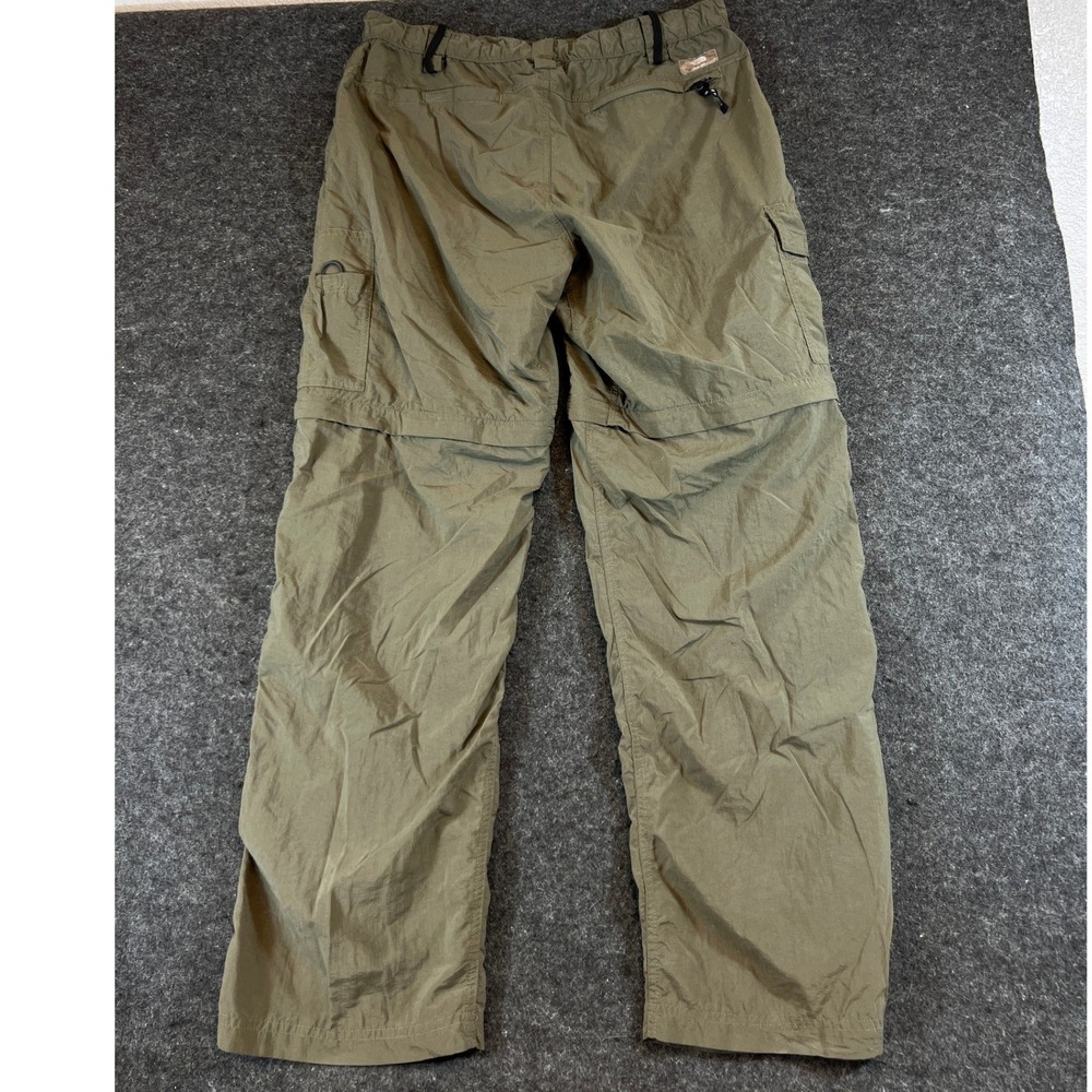 The North Face Pants Mens L Olive Green Convertible Cargo Camping Hiking Trail